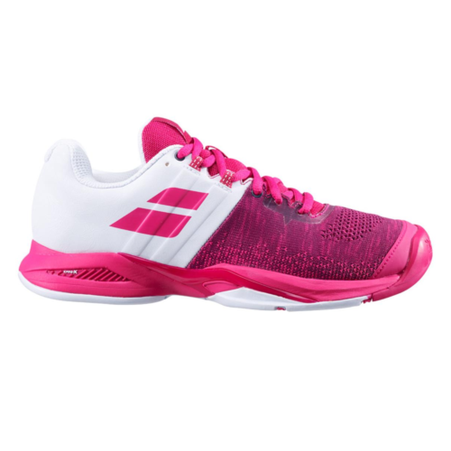 Babolat Shoes Propulse Blast Ac Women White Vivacious Red