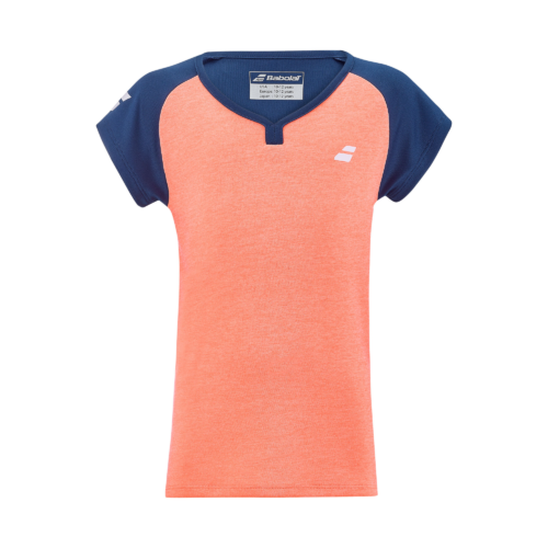 Babolat Play Cap Sleeve Top Junior Fluo Strike/Blue