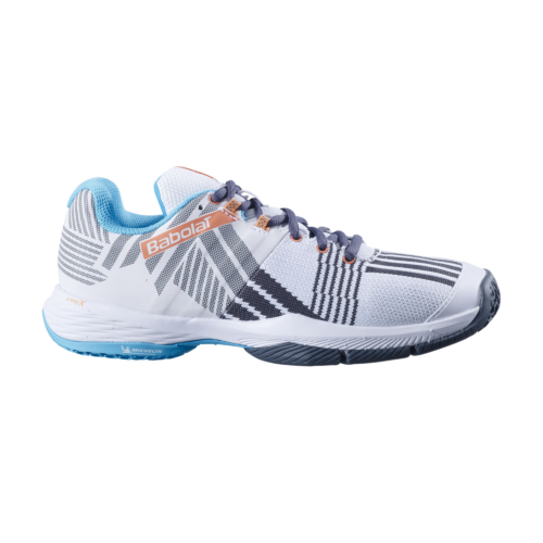 Babolat Padel Shoes Sensa Women White/Canyon Sunset