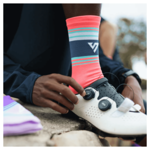 Versus Cycling Socks Coral Hurricane - Image 2