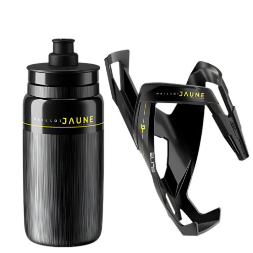 Elite Bicycle Kit Bottle Cage & Fly Tex Maillot Jaune Bottle 550ml