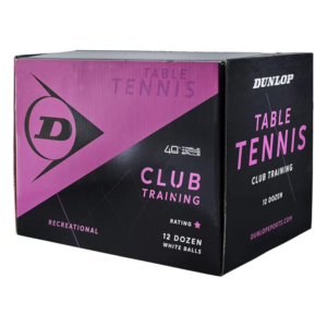 Dunlop Club Training 12 Dozen Box Table Tennis Balls