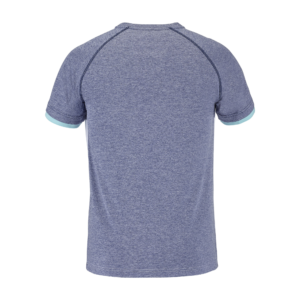 Babolat T-Shirts Play Neck Crew Junior White/Blue - Image 2