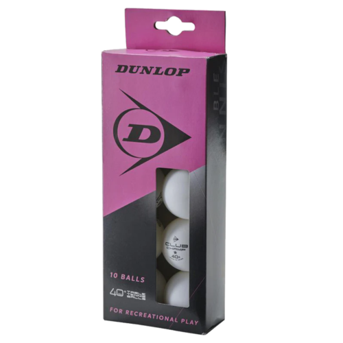 Dunlop 10 Ball Pack Table Tennis Balls