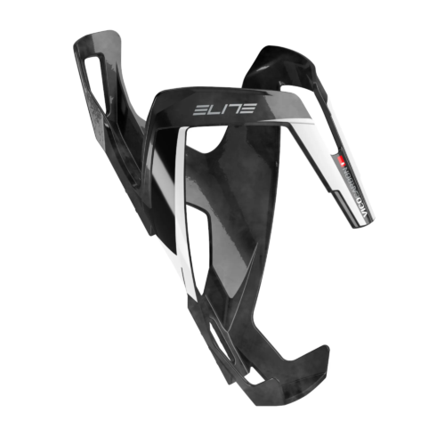 Elite Vico Carbon Bottle Cage Graphic White