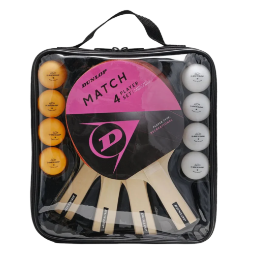 Dunplop Table Tennis Match 4 Player Set