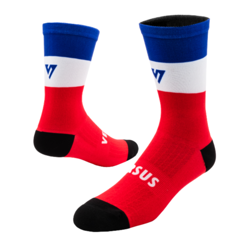 Versus Cycling Socks Performance Active Flags