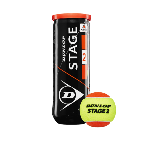 Dunlop Balls Mini Tennis Stage 2 Orange 3 Ball