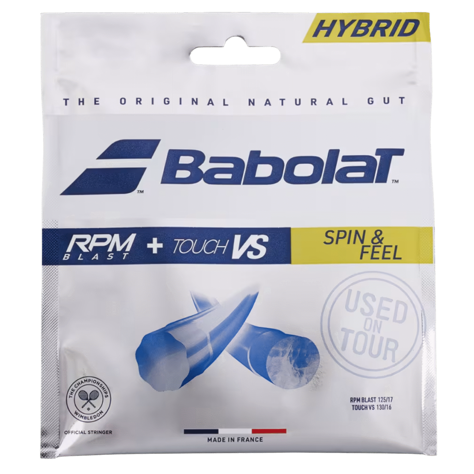 Babolat String RPM Blast 125 + Touch VS 130 - Emcar Mauritius