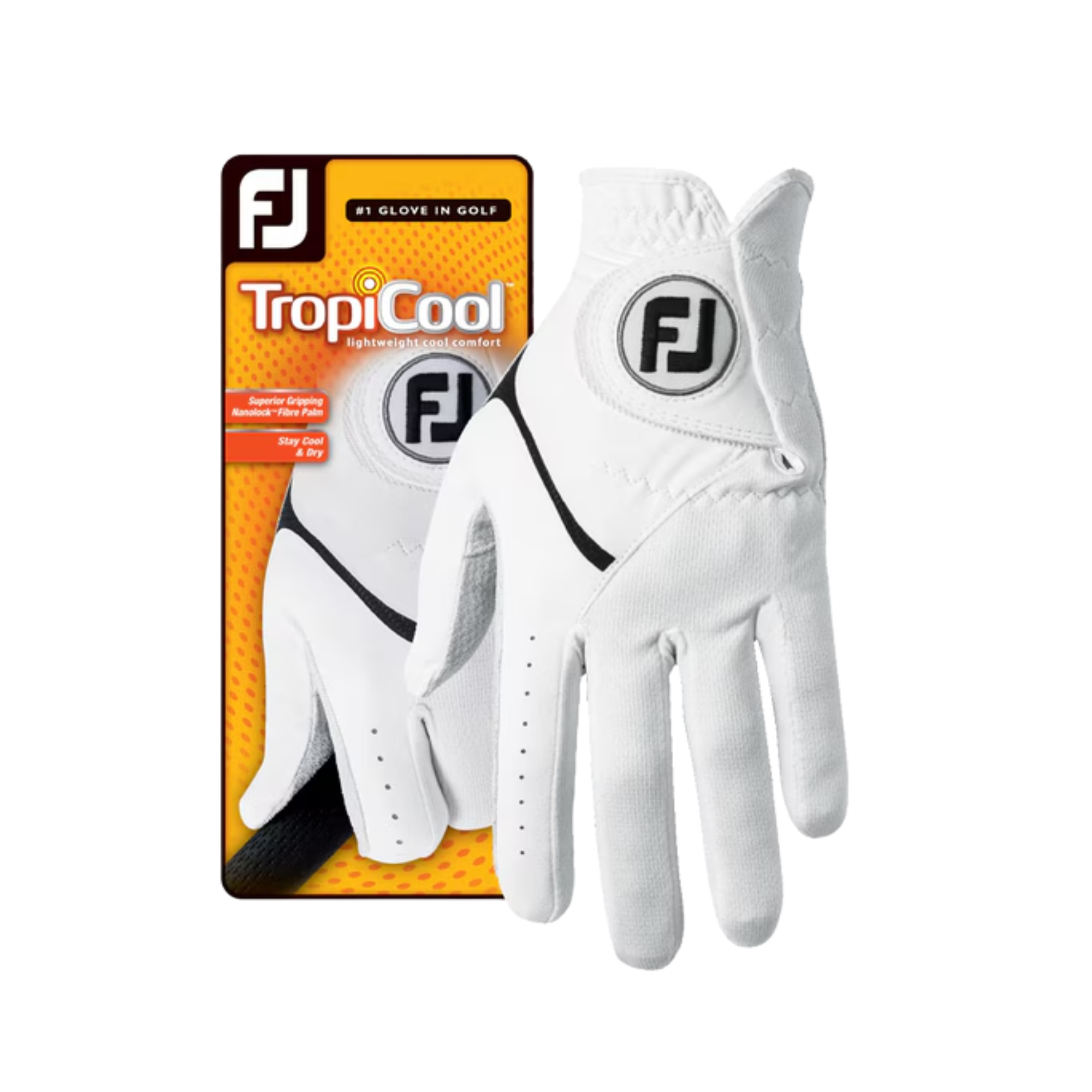 FootJoy TropiCool Golfhandschuh - Atmungsaktiv Mit Nano-Lock Griff
