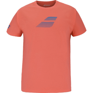 Babolat Exercise Big Flag Tee Coral Men
