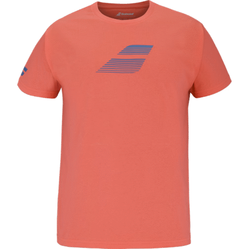 Babolat Exercise Big Flag Tee Coral Men