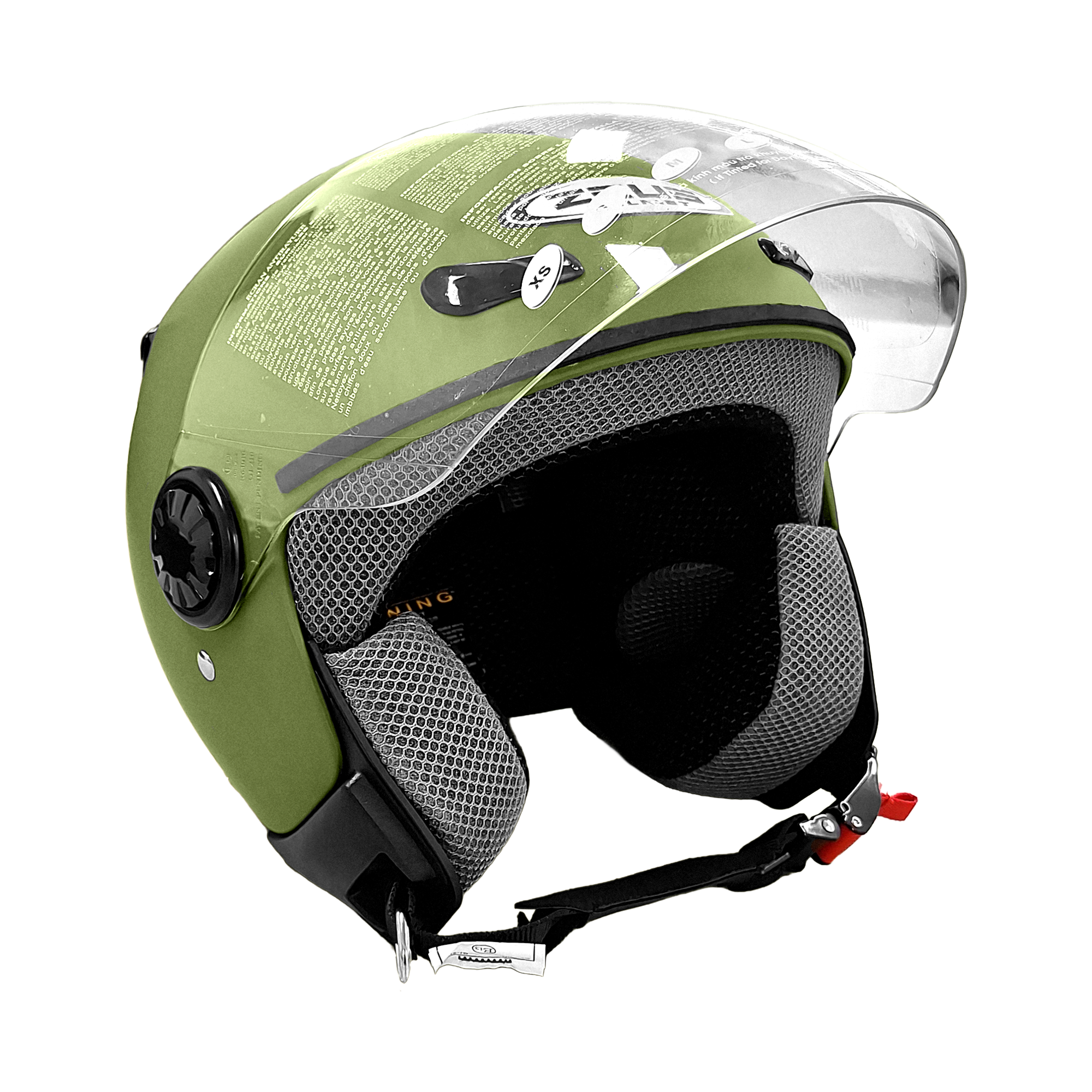 Zeus Helmet Demi Jet ZS-810B - Emcar Mauritius