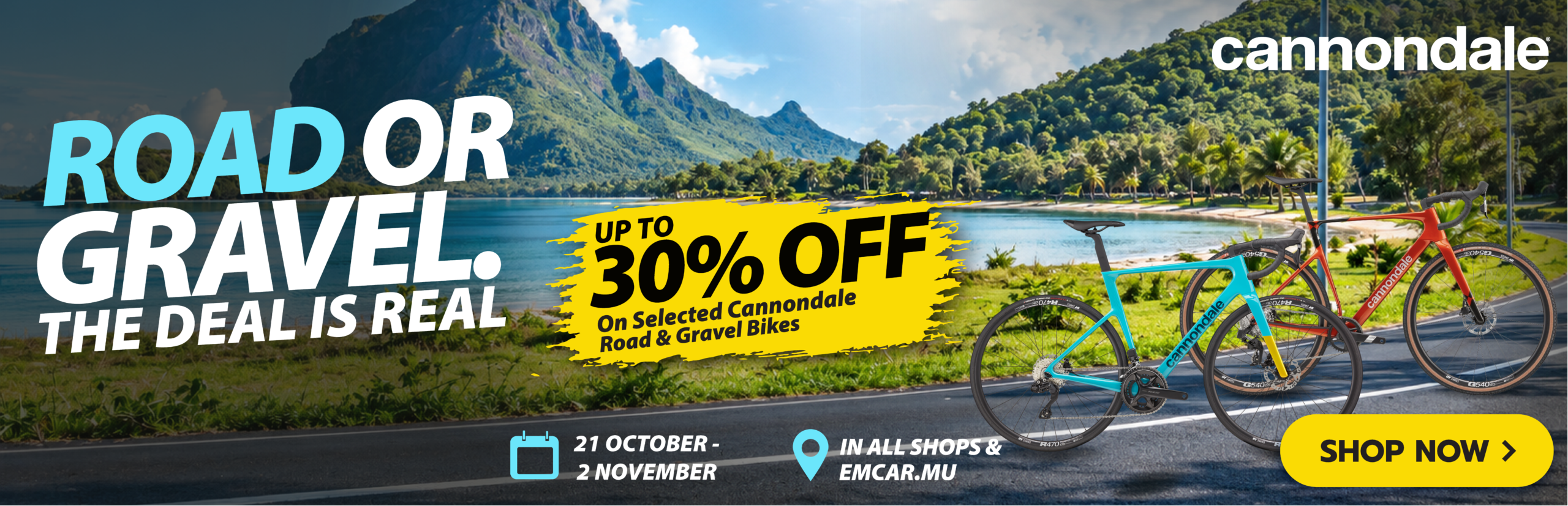 Cannondale Gravel Promo Banner